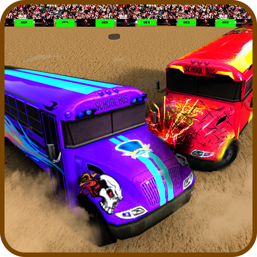 Démolition Derby Bus Racing 3D icon