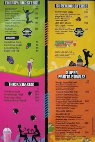 Juice Lounge menu 1