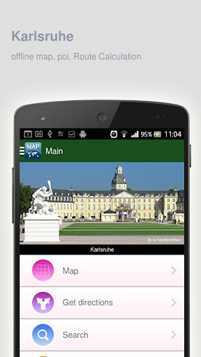 Karlsruhe Map offline