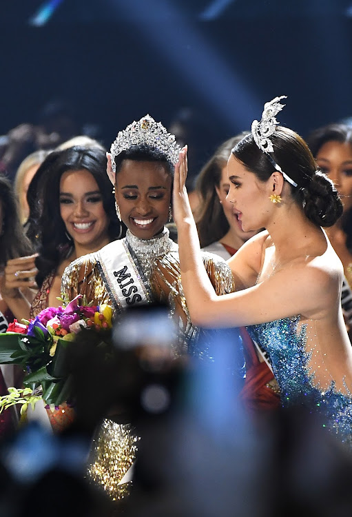 The emotional moment Zozibini Tunzi was crowned Miss Universe 2019. She is the third South African woman to hold the title.