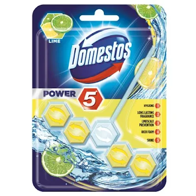 Domestos Power 5 Blocks Lime 55 Gm