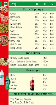 The Pizza Company menu 2