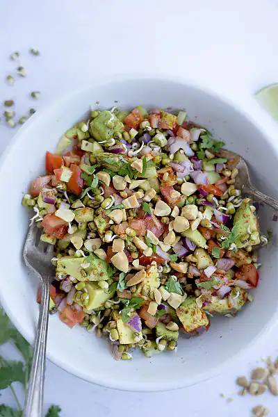 Protein-Power Chicken Sprout Salad