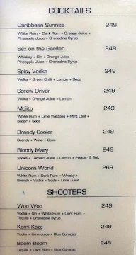 Unicorn Bar menu 8