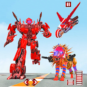 Lion Robot Transformation War: Bike Robot Games MOD