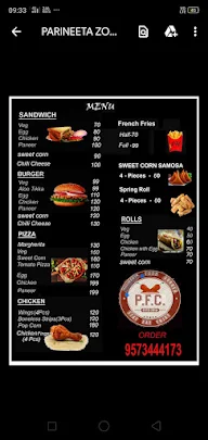 Pfc menu 2