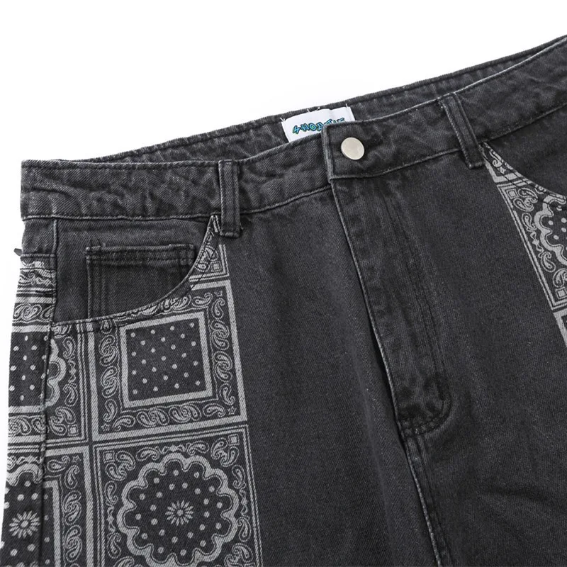 Creatieve casual rechte broek voor heren met print. Comfort en stijl in één. Ontdek nu jouw unieke design voor dagelijks gebruik.