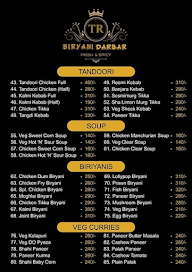 TR Biryani Darbar menu 1