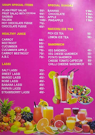 J M Juice Junction menu 2