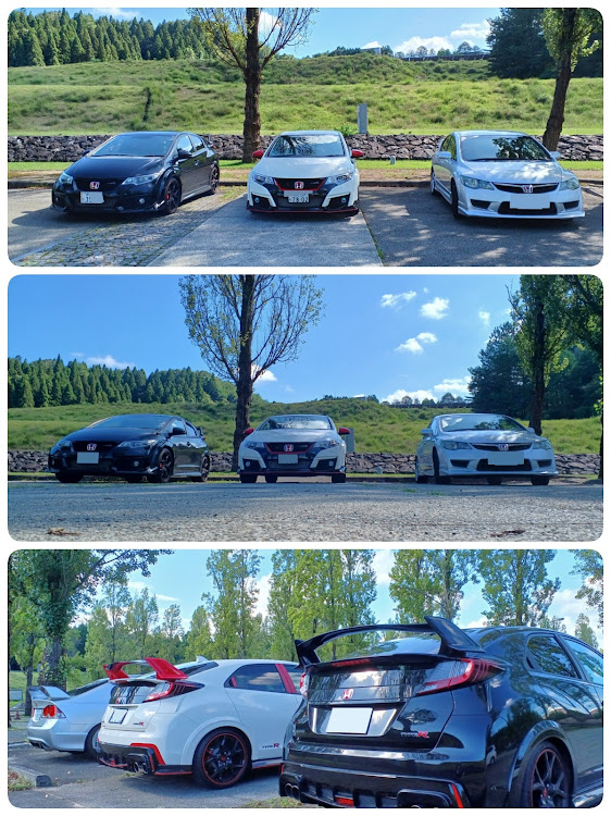 シビックタイプRのテクノ中央公園・シビックタイプR・FD2・FK8・FK2に関するカスタム事例の投稿画像4枚目