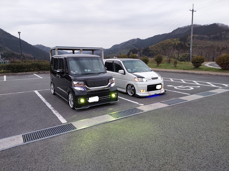 NボックスカスタムのライフダンクJB3・いつもイイね＆コメントありがとうございます🙇‍♀️🍀・防災公園に関するカスタム事例の投稿画像5枚目