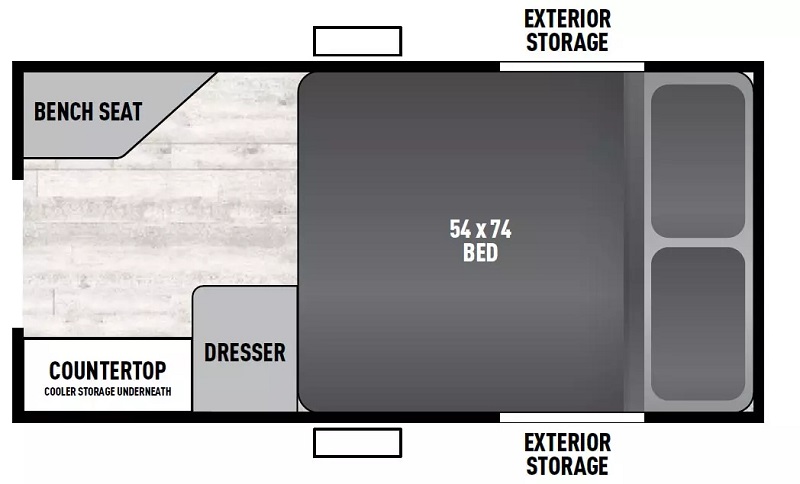 Coachmen Clipper Escape 9.0TD floorplan