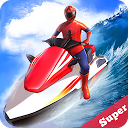 Herunterladen Jetski Water Racing: Superheroes League Installieren Sie Neueste APK Downloader