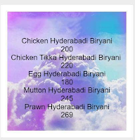 Daawat-E-Biryani menu 1