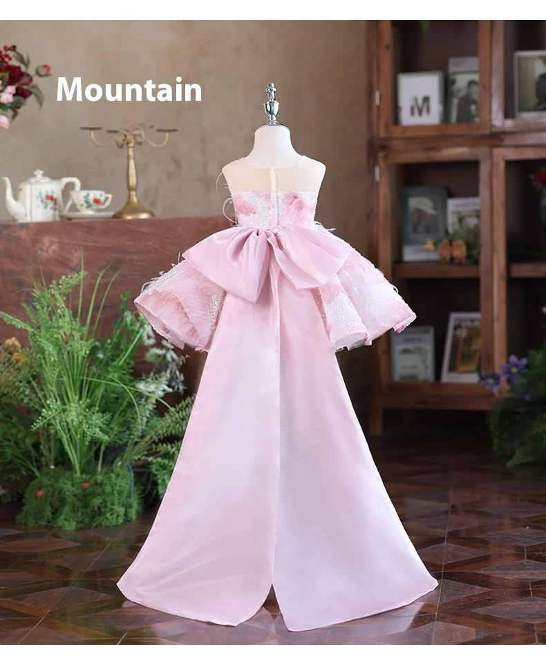Title 5, Tube Top Girl Princess Dress for Flower Girls a...