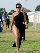 Socialite Zodwa Wabantu provoked onlookers. / Mthoko Dlamini