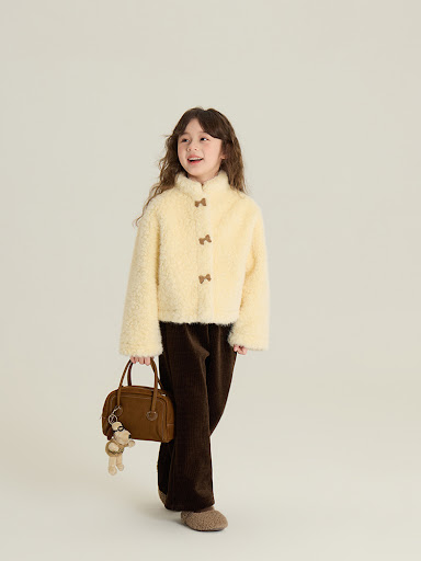 Title 3, Manteau en Fourrure pour Enfants Couche Unique ...