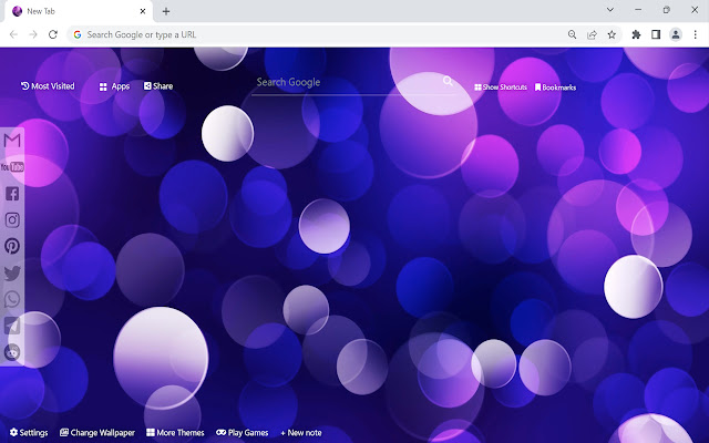 Purple Wallpaper New Tab