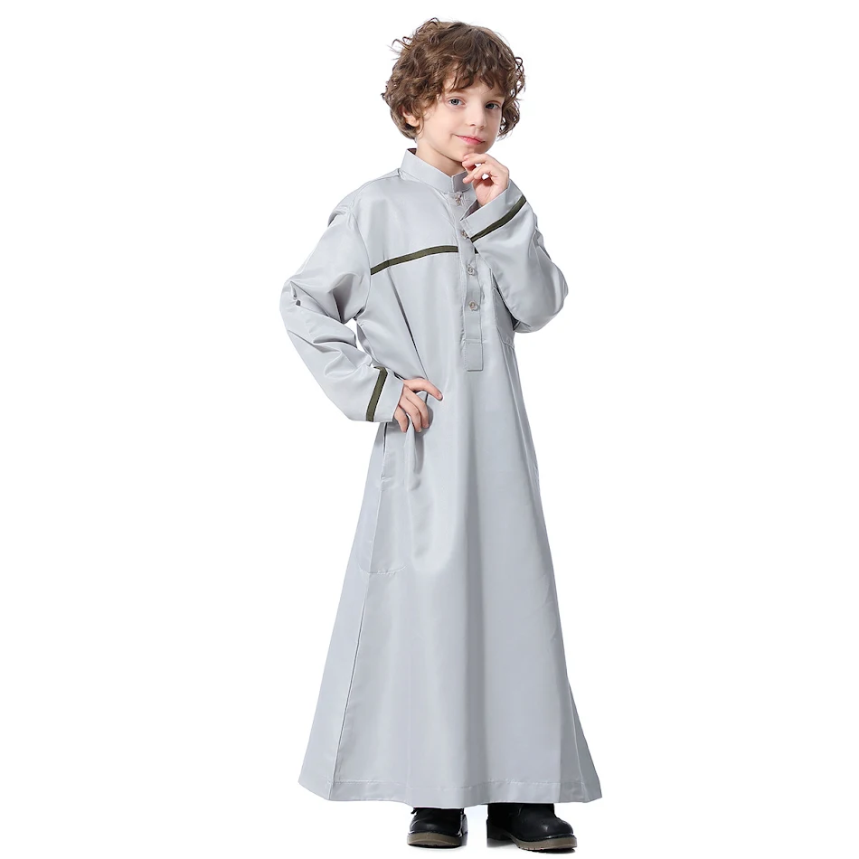 Muslim Arab Middle Eastern Teen Boy Robe providing comfort and modesty. Perfect for daily wear and special occasions. Hi