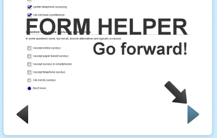 Survey helper - go forward! small promo image