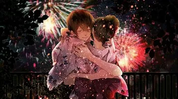 花火大会の夜に……