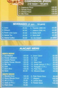 Govinda's Restaurant menu 2