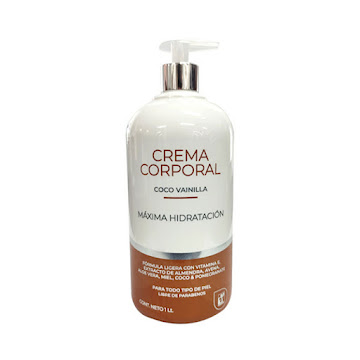 Crema Corporal Farmatodo Coco Vainilla x 1 lt  