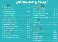 Between Bread menu 1