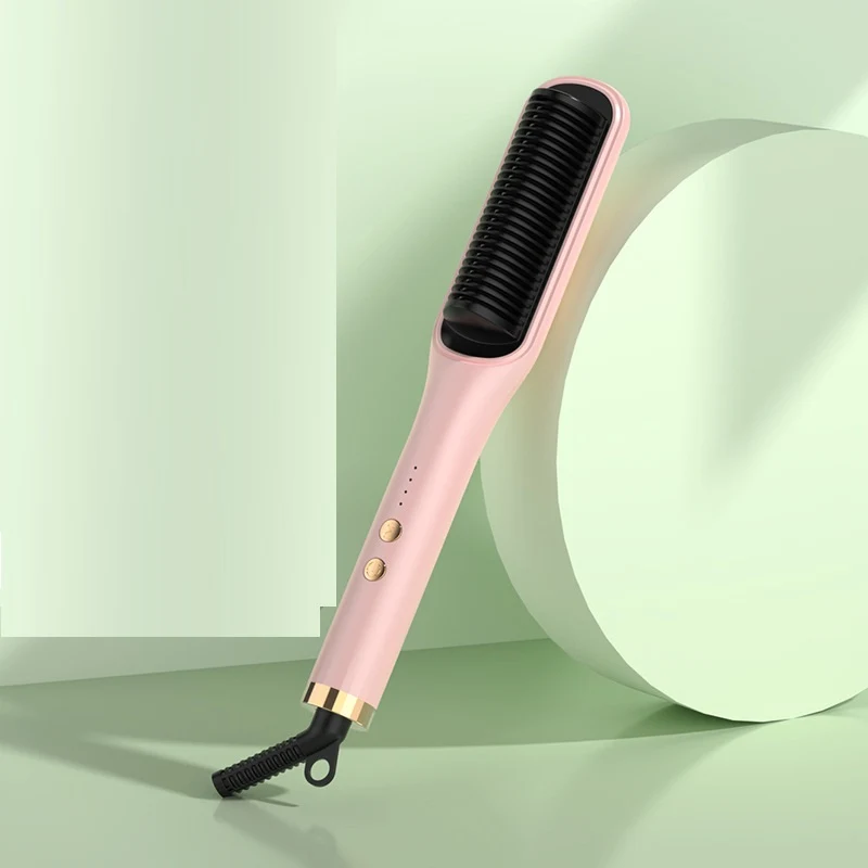 Anion elektrische haar krultang en stijltang kam, voor glanzend, frizz-vrij haar. Gemakkelijk te gebruiken voor prachtige krullen en steil haar thuis.