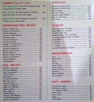 Gongura's menu 1
