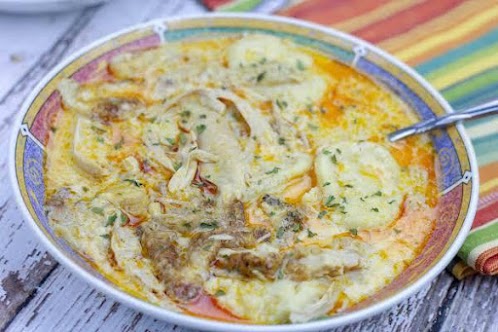 Hungarian Chicken Paprikash (Chicken and Dumplings)