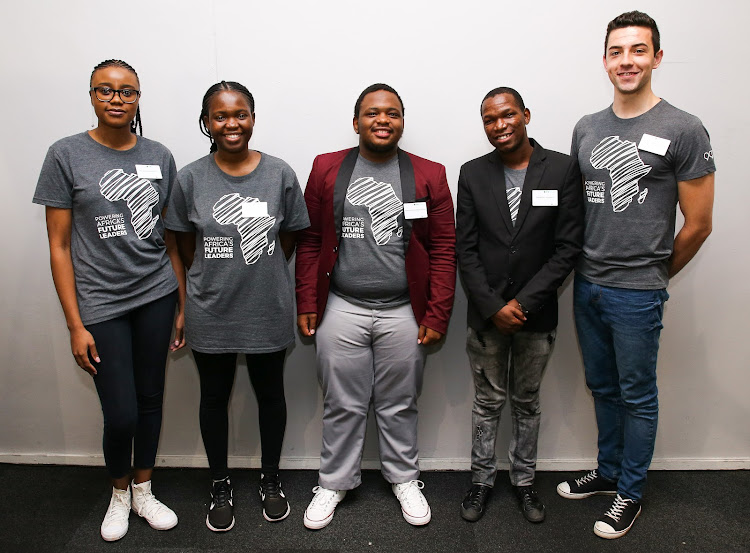 Felicia Mashimbye, Mulao Sehlako Khayelihle Madlopha,Thabang Kumalo and Winah van der Hewer the future economist who impressed the judges with their ideas on trade wars between the US and China.