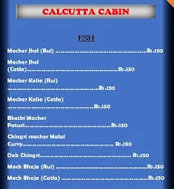 Calcutta Cabin menu 5