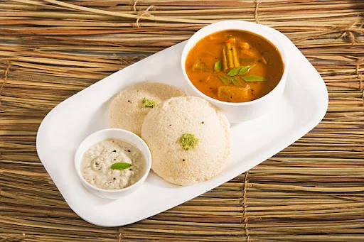 2 Idli With Sambhar