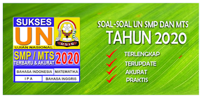 Soal UN SMP MTS 2020 (UNBK) -  Screenshot