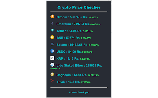 Crypto Price Checker