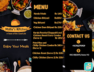 Mallu's Kitchen menu 1