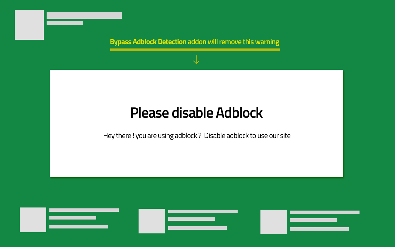 Bypass AdBlock Detection Preview image 0