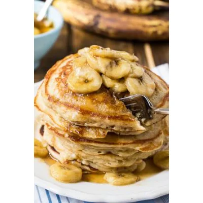 Banana Bread & Caramel Pancake