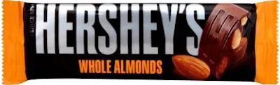 Hersheys Hershey'S Whole Almonds Bars - 40 gm