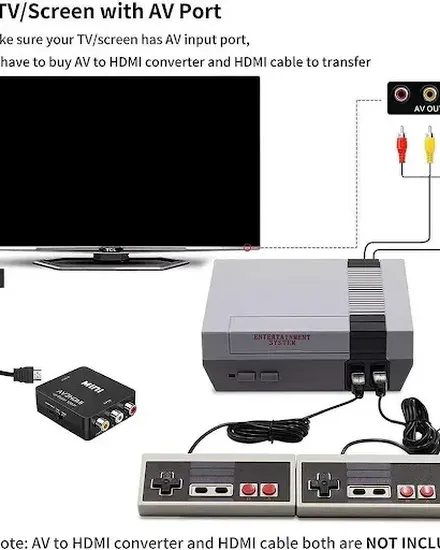 2022 New Retro 8-Bit NES TV Game Console Games Console Mi... - 0