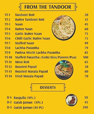 Yellow Mustard menu 5