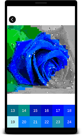 Color By Number Flowers Pixel Art Game