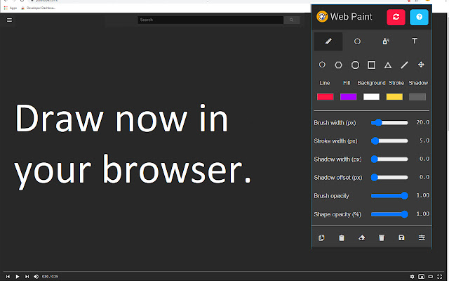 Web Paint for Google Chrome™ chrome extension