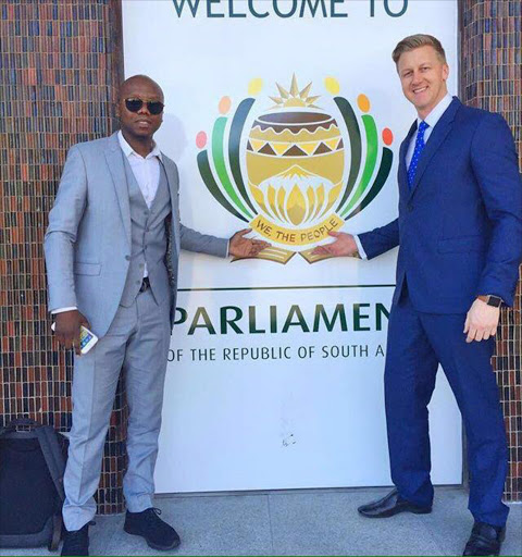 Gareth Cliff and Tbo Touch Picture: Facebook/ Gareth Cliff