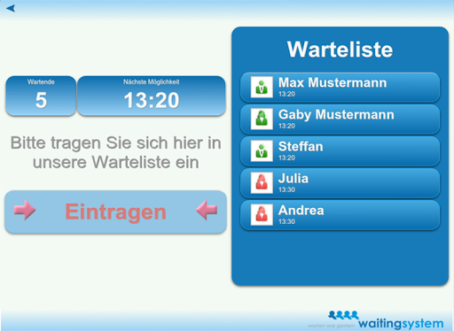 Waitingsystem Terminal