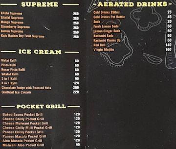 R Steam Hot menu 