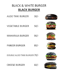 Black And White Burger menu 2