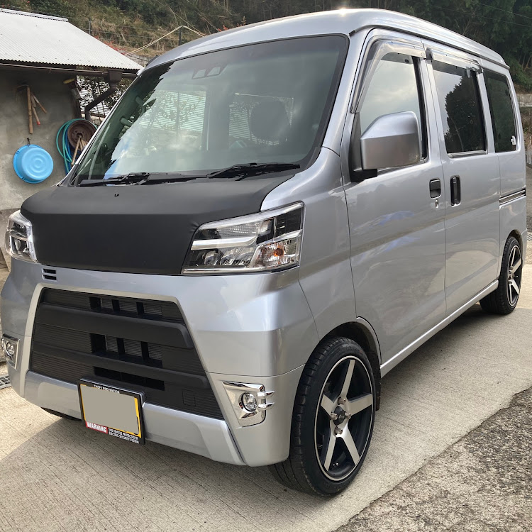 ハイゼットカーゴのホイール交換・DIYに関するカスタム事例の投稿画像1枚目