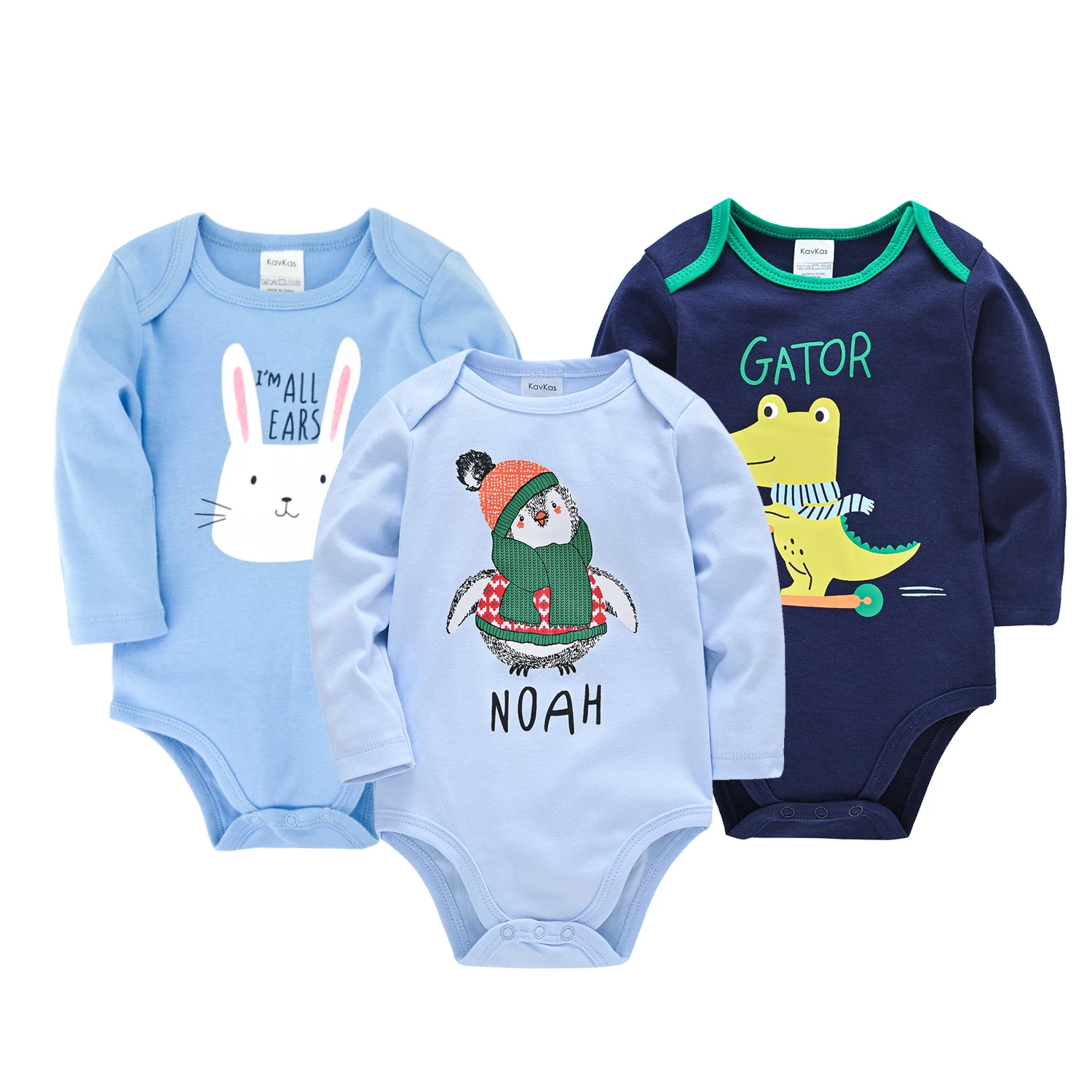 Title 1, Driedelige cartoon babyromper van katoen, drieh...